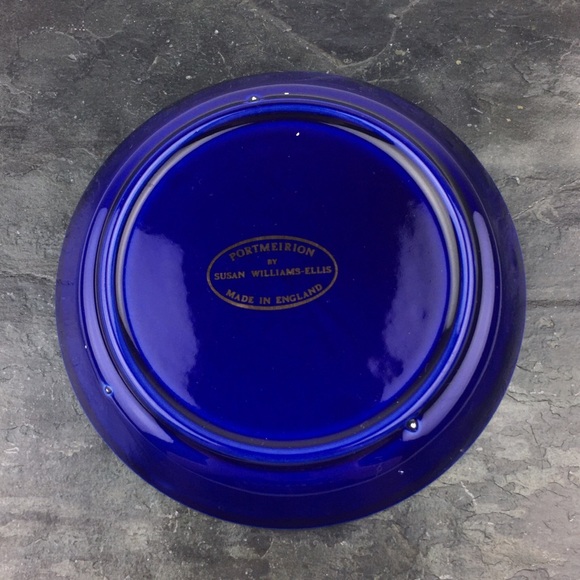 Princess Diana Portmeirion Blue & Gold Plate 4.5” - Picture 8 of 8